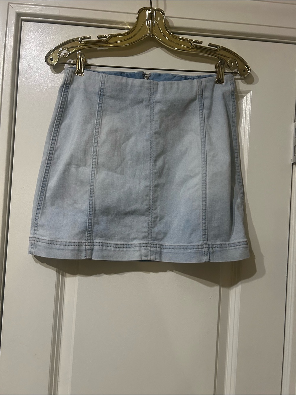 wild fable Light Wash Denim Mini Skirt